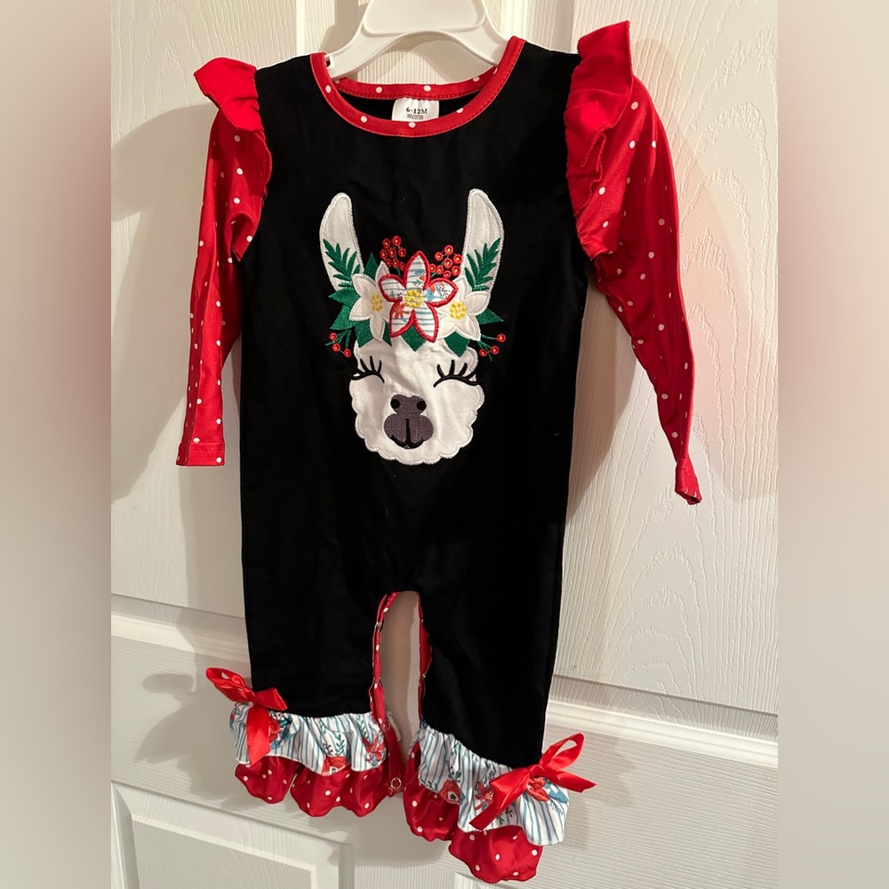 Baby/Toddler girls Christmas Romper